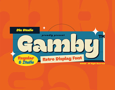 Gamby - Display Font