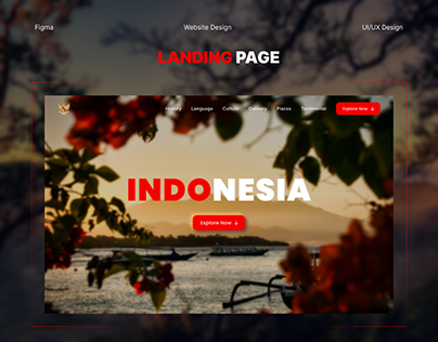 Indonesia Website Landing Page