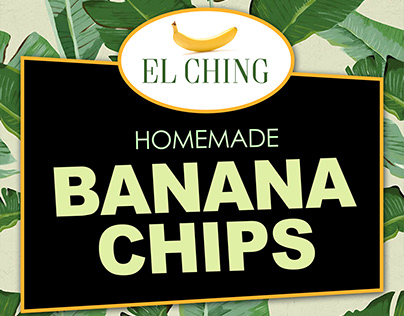 Banana Chips Brand Tag