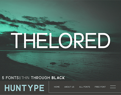Thelored Free Font Family