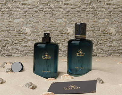Packaging ELYPER Perfume/3D Product Animation/branding