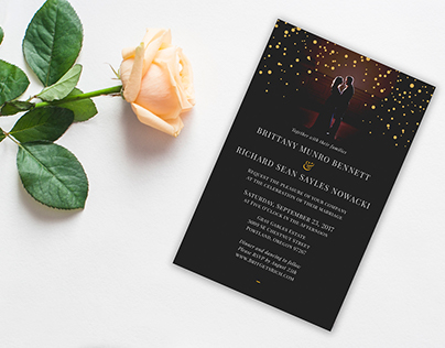 Brittany +Richard: Wedding Invitation