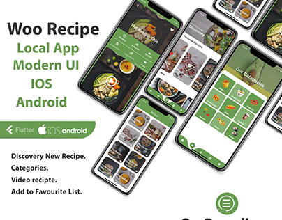 Recipe and Cooking Flutter Application
