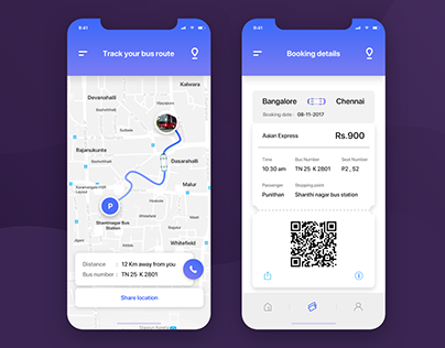 bus ticket | location & reservation