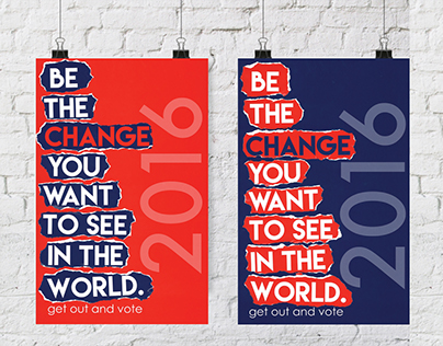 Get Out The Vote Poster