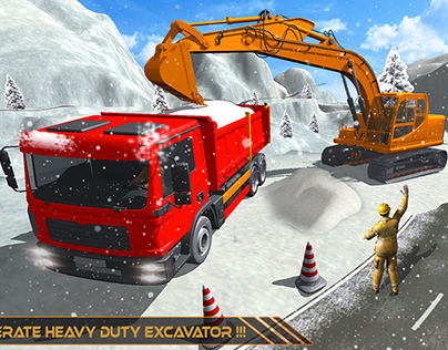 snow excavator simulator