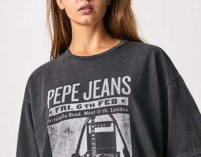 Positional print for Pepe Jeans