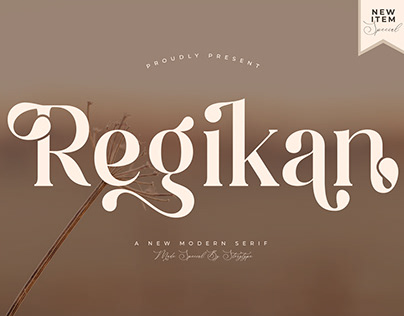 Regikan Typeface
