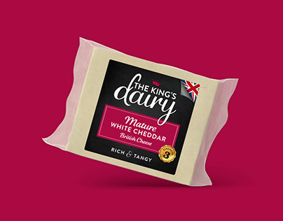 The King's Dairy Cheese Packaging and Website