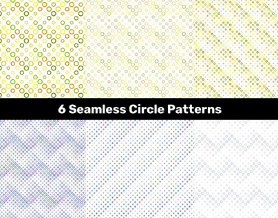 6 Seamless Circle Patterns