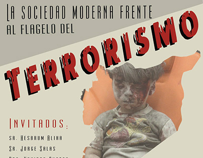 Afiche terrorismo