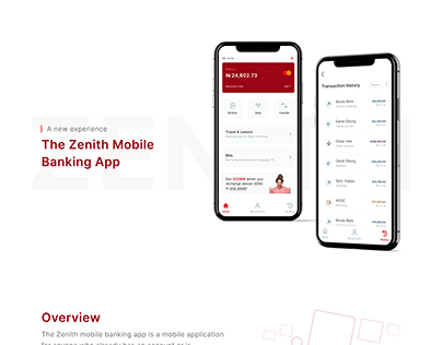 A Zenith Mobile Banking App Redesign