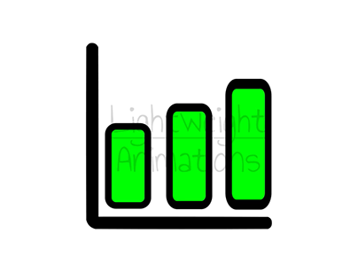 Bar Chart Icon Lottie Animation