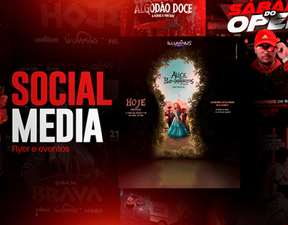 Social media - Flyer e eventos