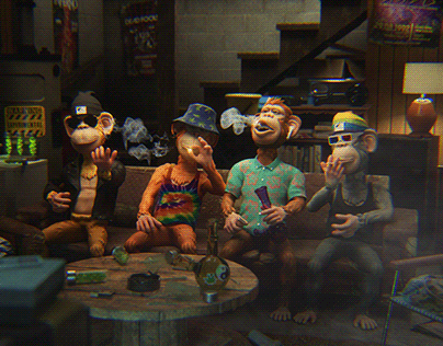 Stoner Ape Club Mutation - 3D Animation Video
