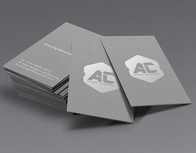 Photo Realistic Silver Business Card