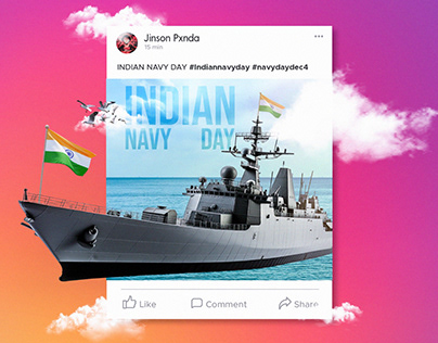 Indian Navy Day Special Poster