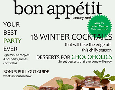 Bon Appetit: Magazine Cover