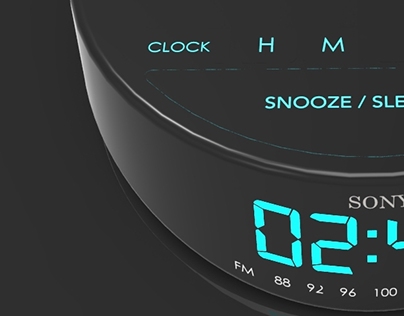 Radio Alarm Clock - A Study in Form