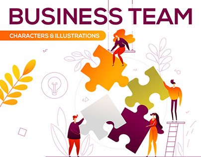 Business Team Illustration Kit