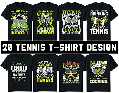 Tennis t shirt design