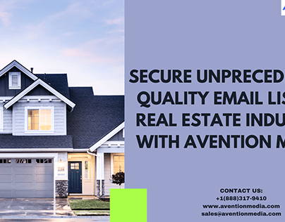 Real Estate Industry Email List Providers In USA-UK
