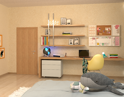 Project thumbnail - GIRL BEDROOM