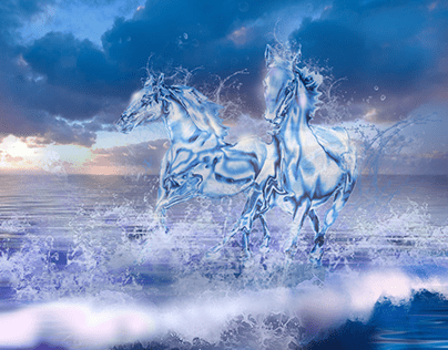Water Horses - Photo Manipulation
