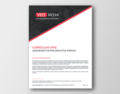 Curriculum Vitae & Resume Design Template