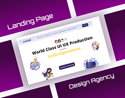 Landing page design-Design Agency