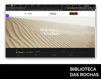 Biblioteca das Rochas - Web Site