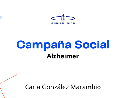 Campaña Social Alzheimer - Audiomusica