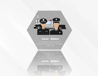 Logo y animación: Curso Policía Nacional