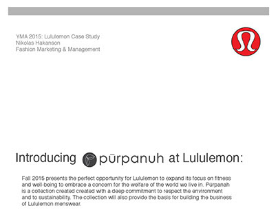 Purpanah for Lululemon Proposal: YMA Project