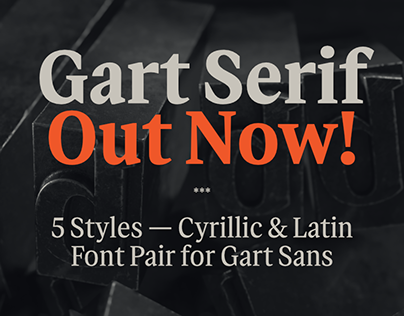 Project thumbnail - Gart Serif — Variable Font | Cyrillic | Latin