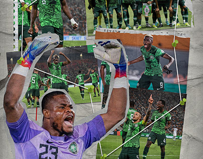 Football posters for Nigeria #Afcon23/24