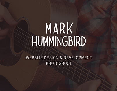 Website e Photoshoot - Mark Hummingbird