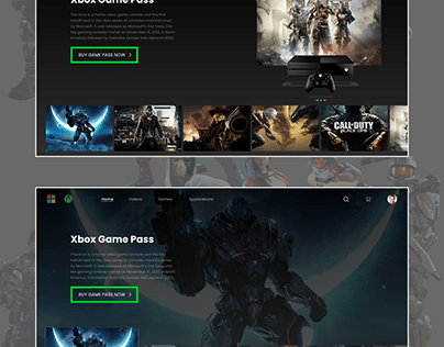 Xbox Ui design