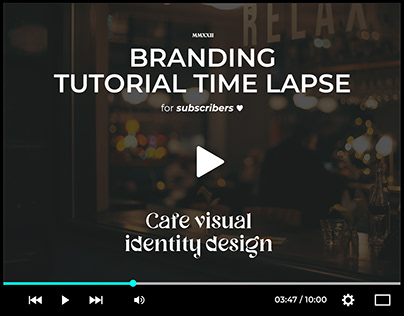 Branding Tutorial Time lapse - Premium Content