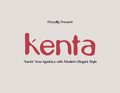 Kenta Free Typeface