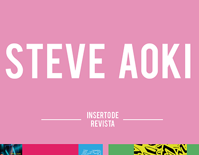 Inserto de revista Steve Aoki