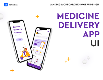 Project thumbnail - Medicine Delivery App UI