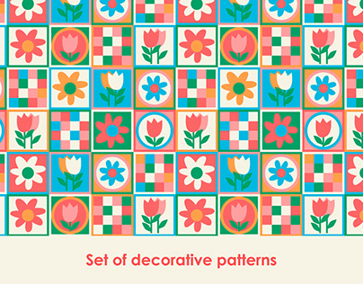 Vibrant decorative patterns