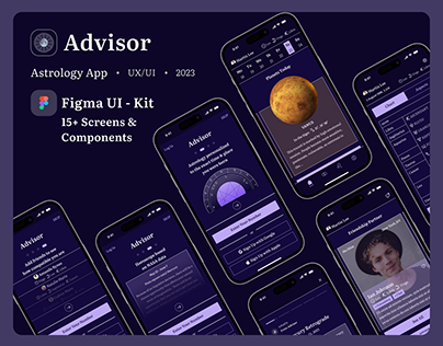 Advisor — Astrology App | Figma UI Kit