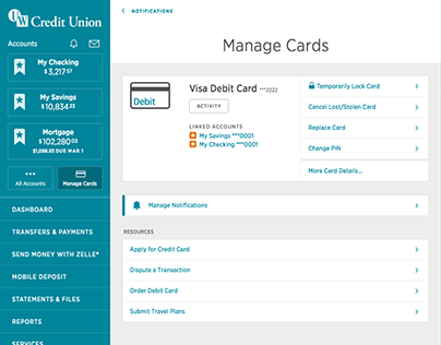 Project: Manage Your Credit & Debit Card