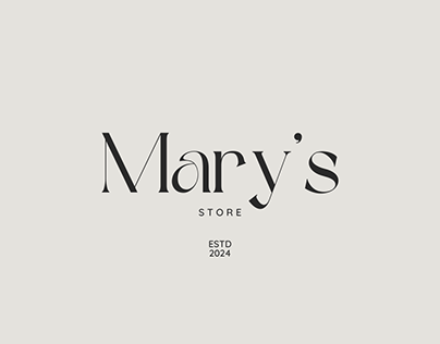 Project thumbnail - Mary's Bag Store (Minimalistic logo)