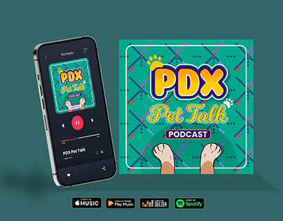 PDX Pet Talk Podcast Cover Design