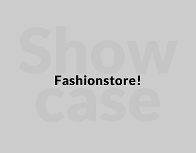 Fashionstore Sample UI design