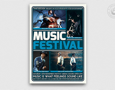 Music Festival Flyer Template V5