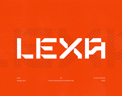 LEXA | Free Font
